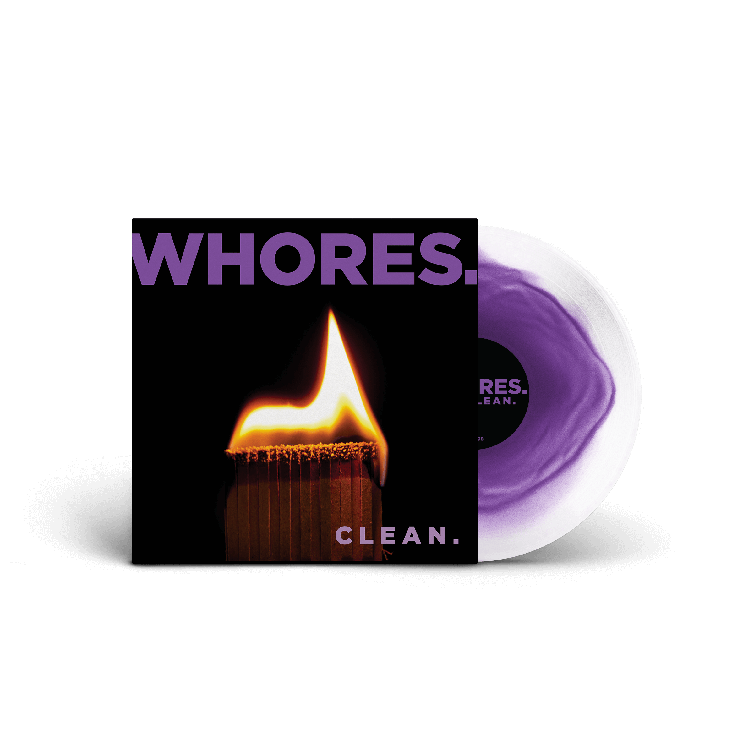 WHORES. - "Clean." LP - Image 2
